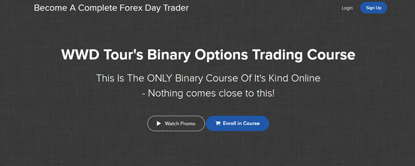 WWD Tour's Binary Options Trading Course