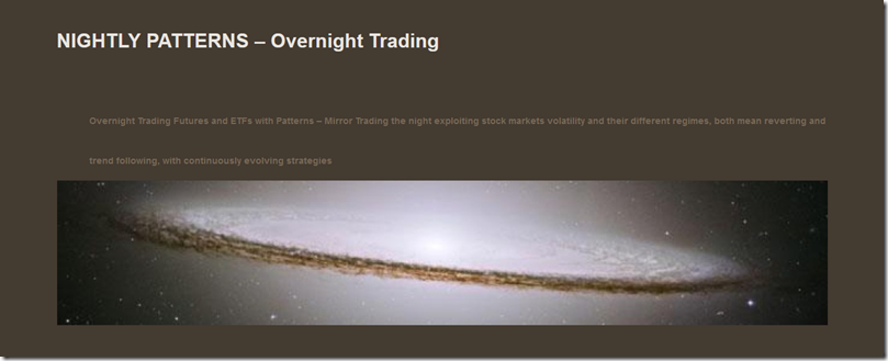 Nightly Patterns – Overnight Trading