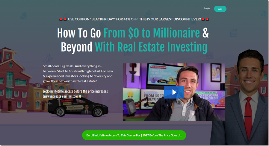 Real Estate Investing From $0 to Millionaire & Beyond - Meet Kevin