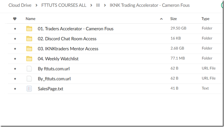 IKNK Trading Accelerator - Cameron Fous1