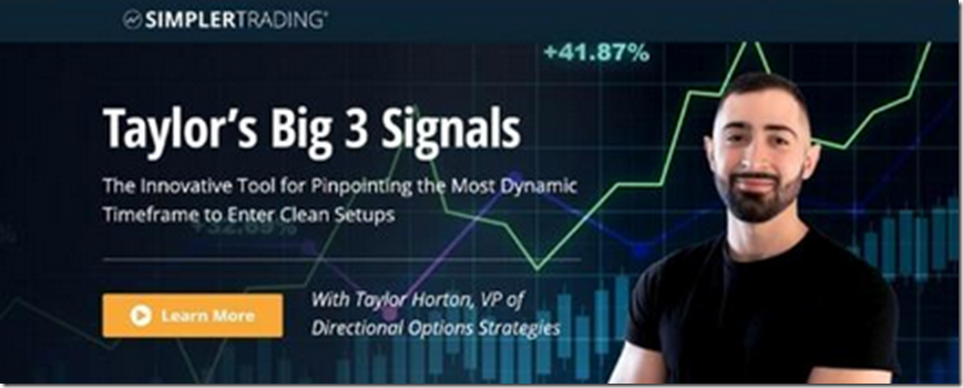 Simpler Trading - Taylor’s The Big 3 Signals ELITE