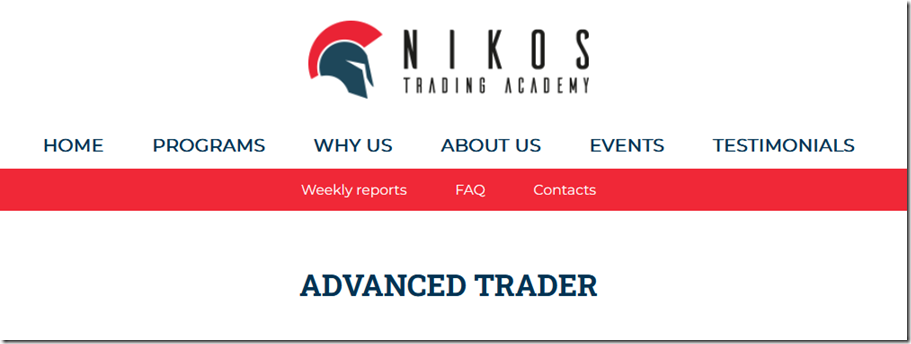 Nikos Trading Academy - Advanced Trader