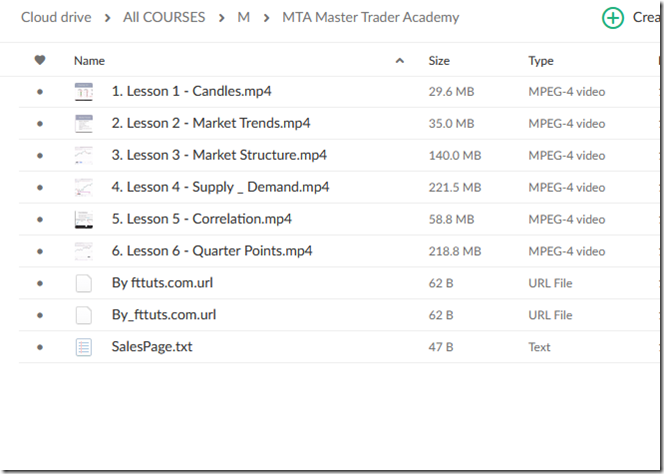 MTA Master Trader Academy 1