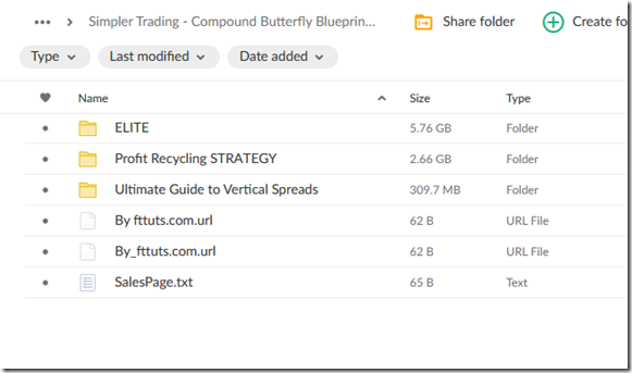 Simpler Trading - Compound Butterfly Blueprint ELITE 1