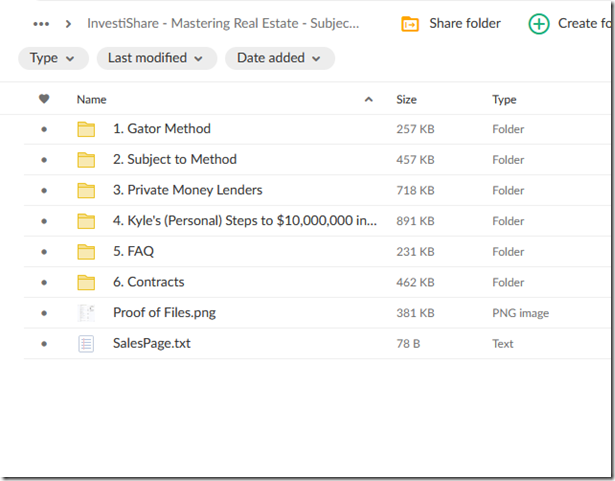 InvestiShare - Mastering Real Estate - Subject To & Lending Deals 2