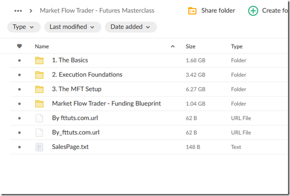 Market Flow Trader - Futures Masterclass 1