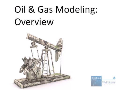 Breaking Into Wall Street – Oil and Gas Modeling