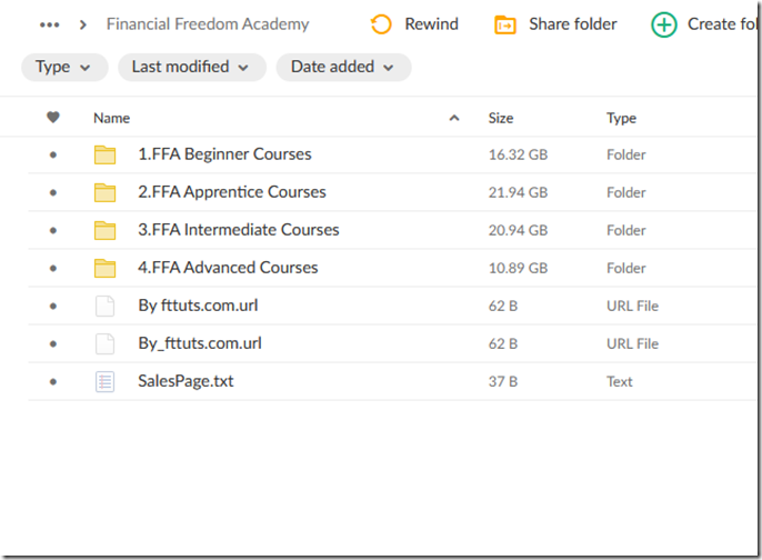 Financial Freedom Academy 1