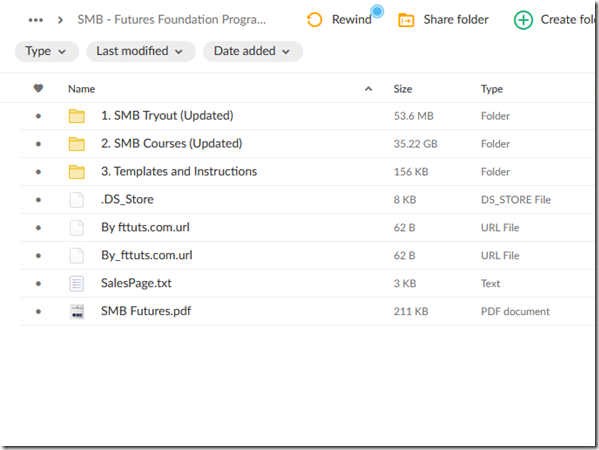 SMB - Futures Foundation Program v 2.0 1