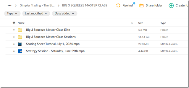 Simpler Trading - The Big 3 Squeeze Master Class Elite 3