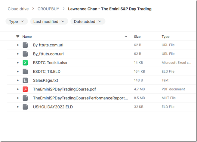 Lawrence Chan - The Emini S&P Day Trading 5