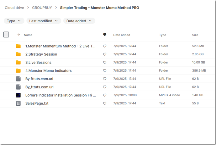 Simpler Trading - Monster Momo Method PRO1