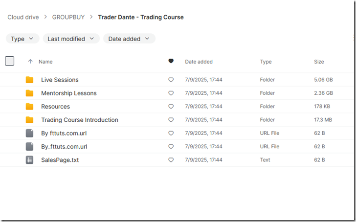 Trader Dante - Trading Course1
