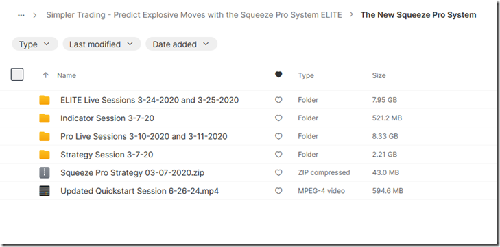 Simpler Trading - Predict Explosive Moves with the Squeeze Pro System ELITE 4
