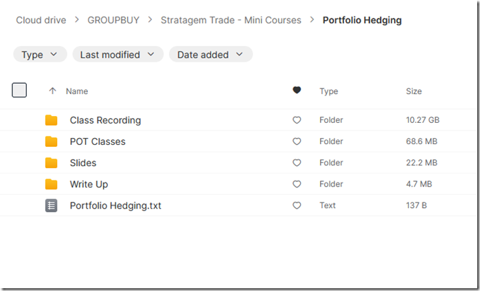 Stratagem Trade - Mini Courses - Portfolio Hedging 2025 3