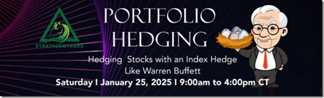 Stratagem Trade - Mini Courses - Portfolio Hedging 2025
