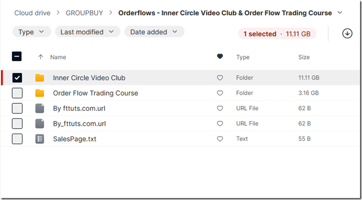 Orderflows - Inner Circle Video Club & Order Flow Trading Course 1