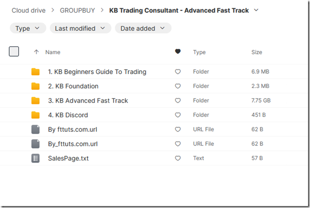 KB Trading Consultant - Advanced Fast Track 1