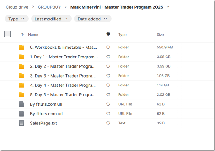 Mark Minervini - Master Trader Program 2025 1