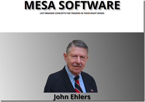 Mesa Software - John F. Ehlers - MESA Workshop