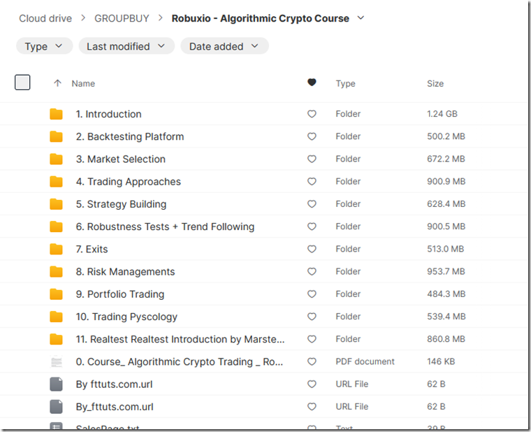 Robuxio - Algorithmic Crypto Course 1