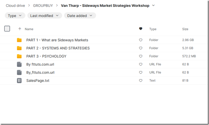 Van Tharp - Sideways Market Strategies Workshop 2