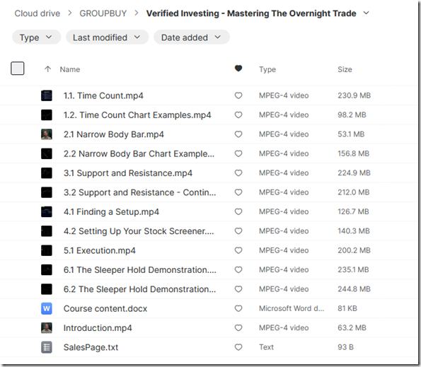 Verified Investing - Mastering The Overnight Trade 1