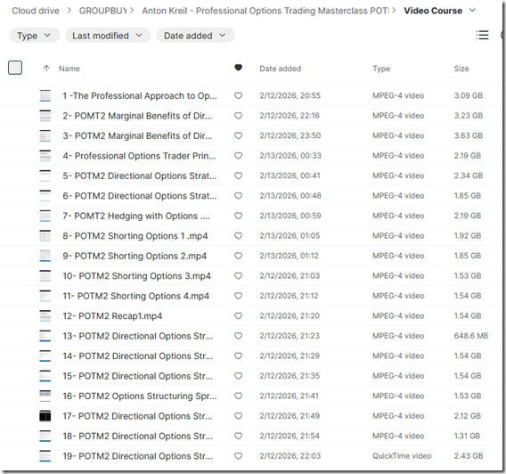 Anton Kreil - Professional Options Trading Masterclass POTM 2.0 2