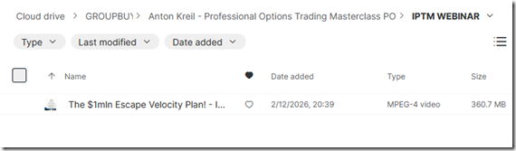 Anton Kreil - Professional Options Trading Masterclass POTM 2.0 4