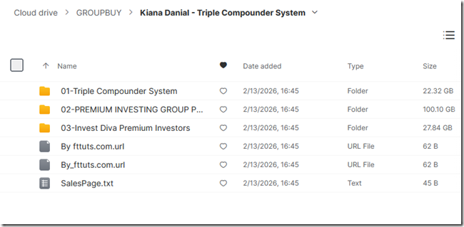 Kiana Danial - Triple Compounder System 1
