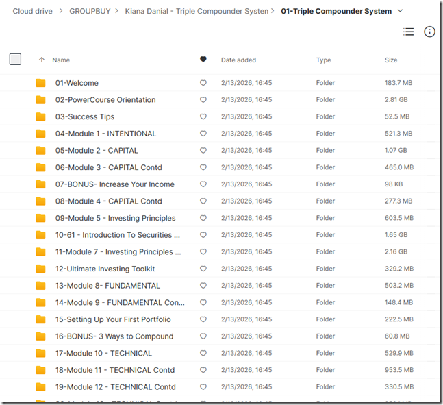 Kiana Danial - Triple Compounder System 2