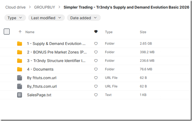Simpler Trading - Tr3ndy's Supply and Demand Evolution Basic 2026 1