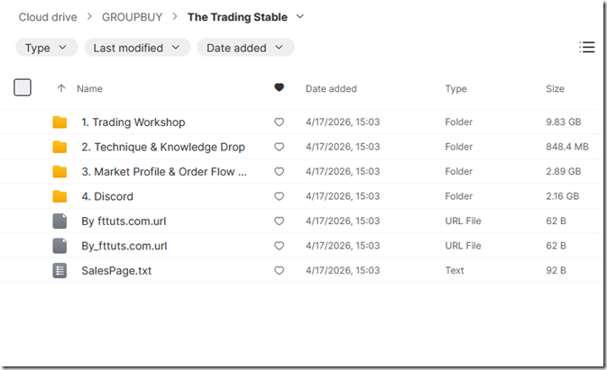 The Trading Stable 1