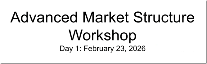 Mike Valtos - Advanced Market Structure Workshop