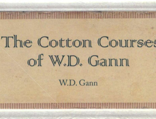 The Cotton Courses of W.D. Gann – Cotton is King 30$