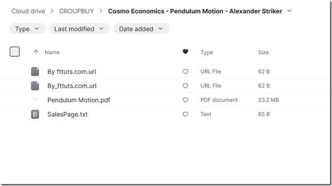 Cosmo Economics - Pendulum Motion - Alexander Striker 1
