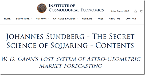 Cosmo Economics - The Secret Science Of Squaring - Johannes Sundberg
