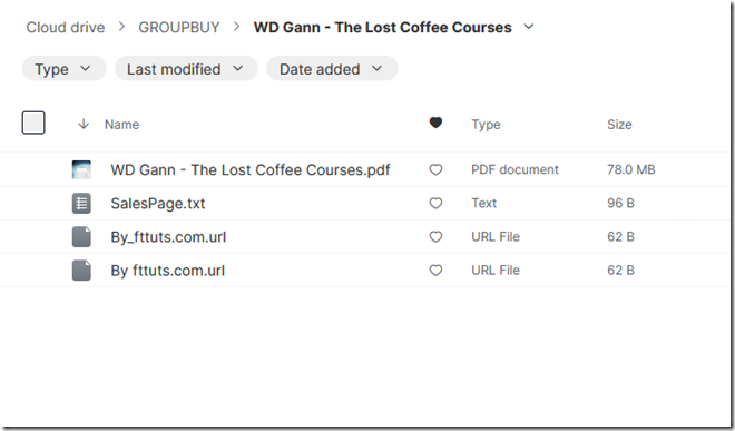 WD Gann - The Lost Coffee Courses 1