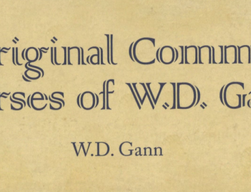 W D Gann – Original Commodity Market Trading Course